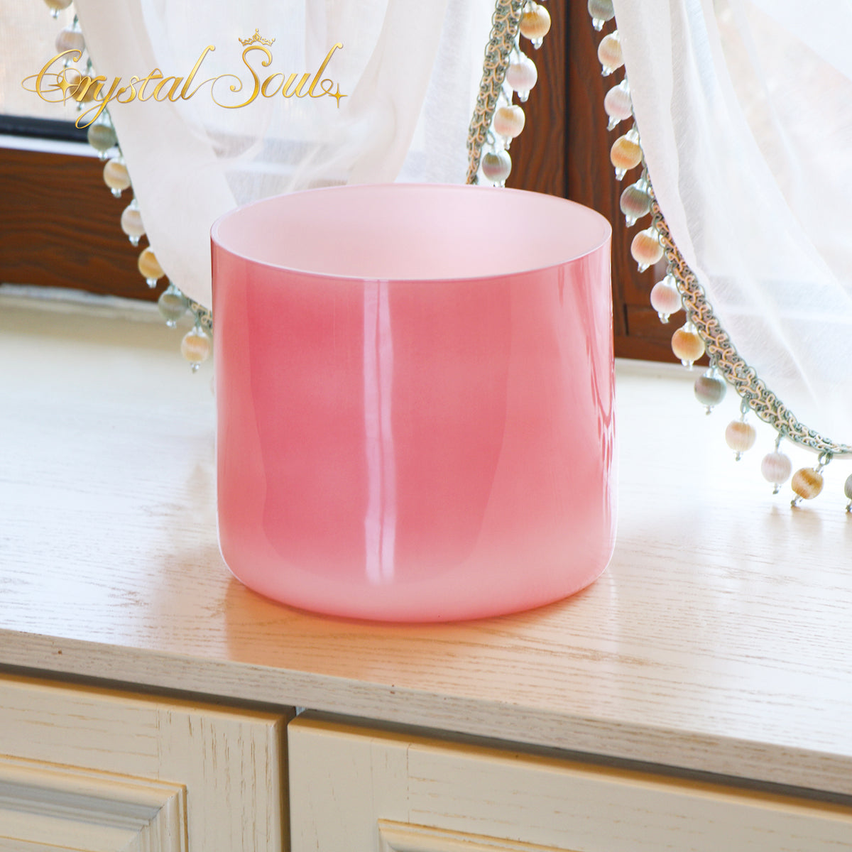 Crystal Soul  Lunar Blush Alchemy Crystal Bowl