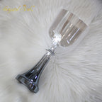 Crystal Soul Black-Gray-Silver-White Pearl Gradient Holy Grail Crystal Bowl