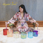 Crystal Soul New Multi‑Treasure Colored Alchemy Crystal Bowl Set