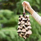 Crystal Soul Natural Seed Chime Pangium edule (Indonesian Black Nut)