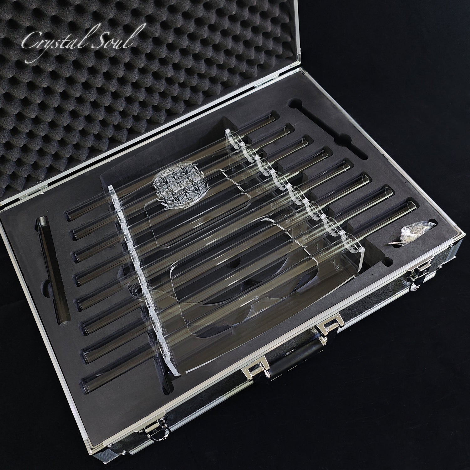 Crystal Soul Relaxing Sound Crystal Harp C5-C6 99.99% SiO2 Source Manufacturer Perfect Pitch