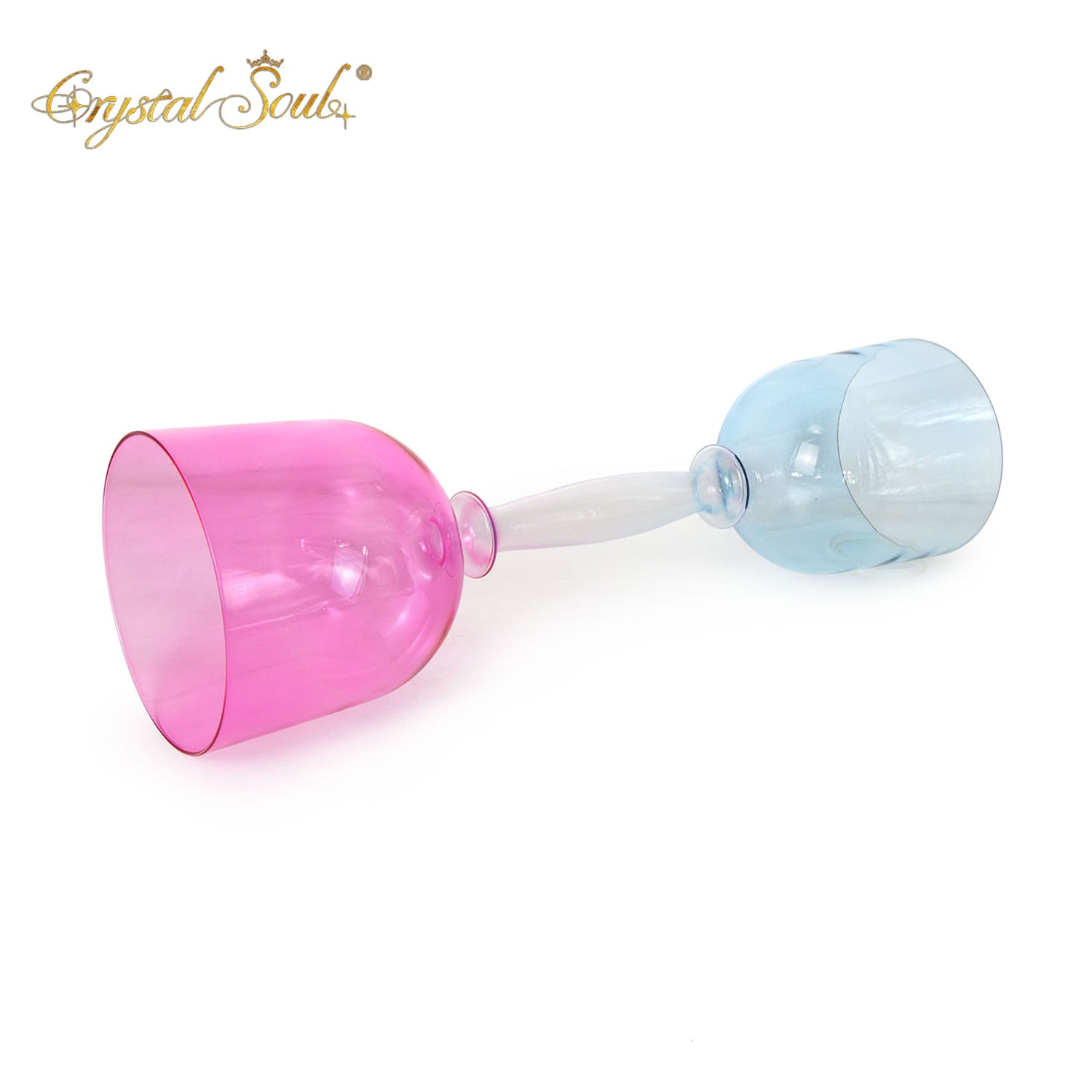 Crystal Soul Azure Pink Double-headed Crystal Holy