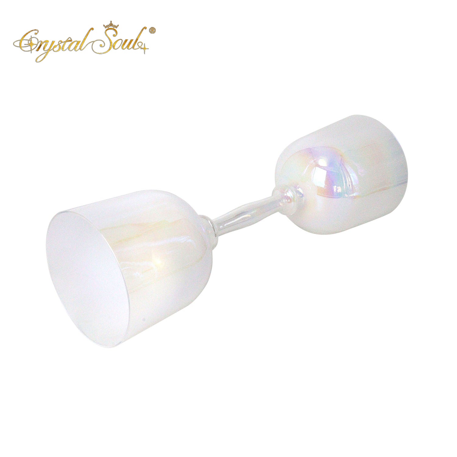 Crystal Soul Pearl White Double-headed Crystal Holy