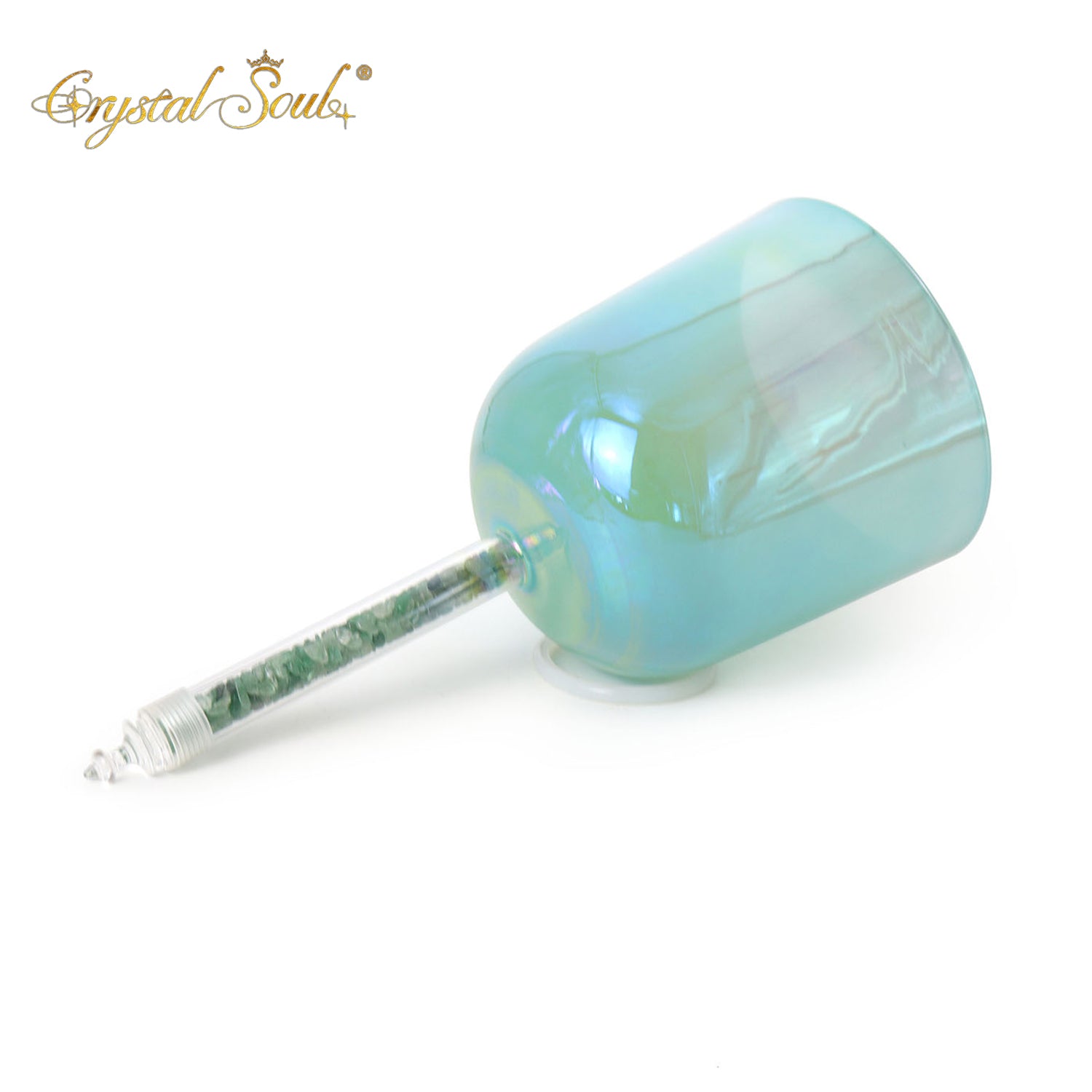 Crystal Soul Crystal Soul Turquoise Jade Handle Alchemy Crystal Bowl