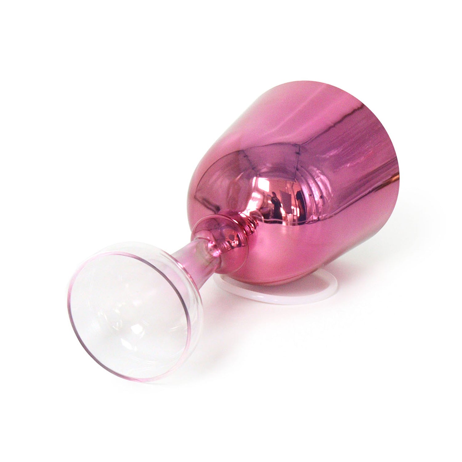 Pink And White Gradient Plating Double-headed Crystal Holy