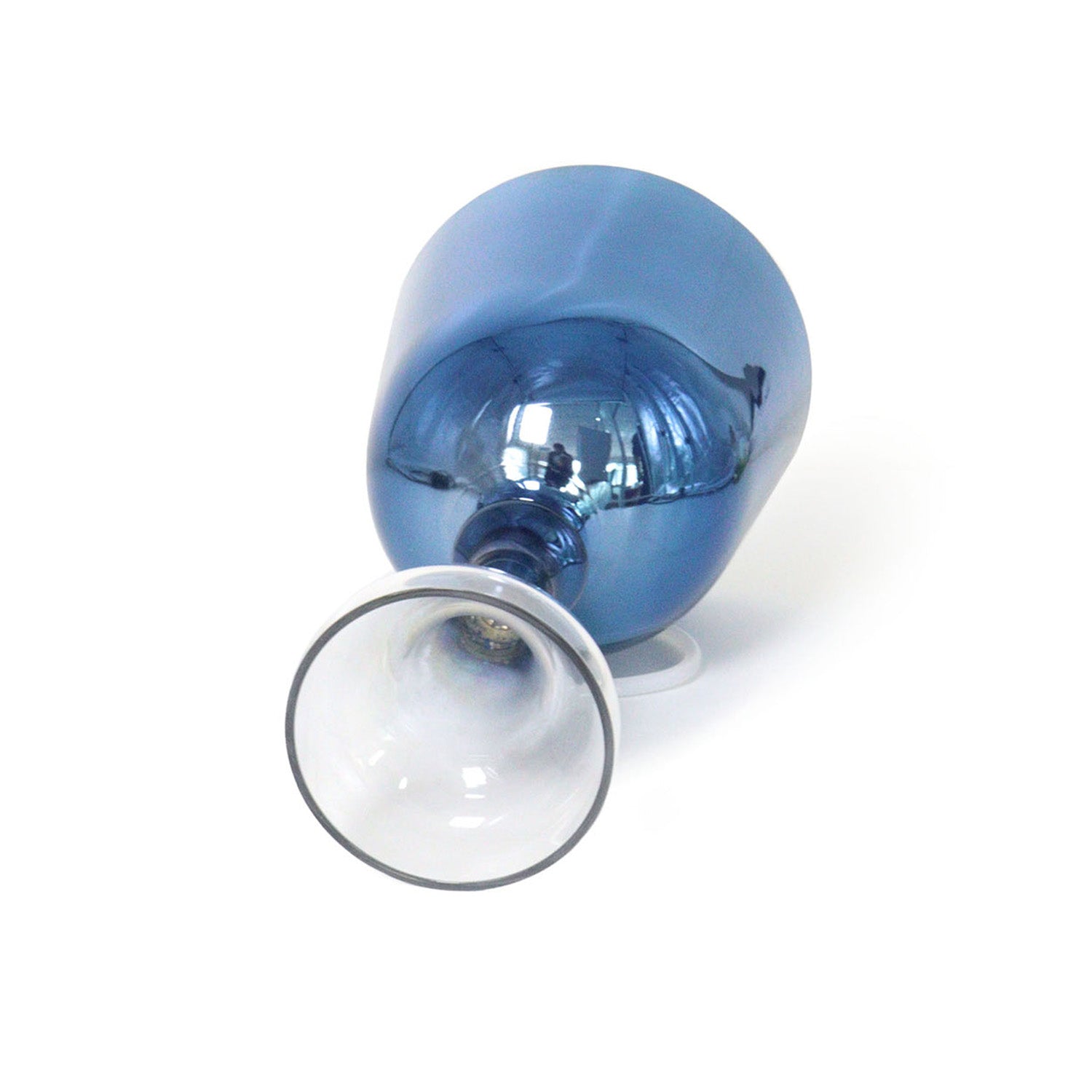 Sapphire Gradient Alchemy Crystal Singing Bowl Holy Chalice