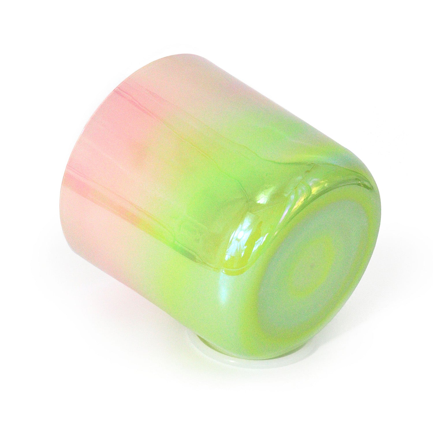 Crystal Soul Pink and Green Gradient Alchemy Crystal Singing Bowl