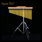 Crystal Soul 36/25 Sets of Golden Wind Chime with Bracket the Percussion Instruments