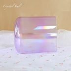 Crystal Soul Purple Clear Aurora Alchemy Crystal Bowl