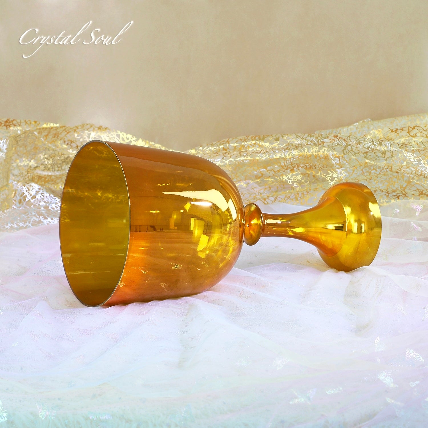 Crystal Soul Golden Holy Chalice