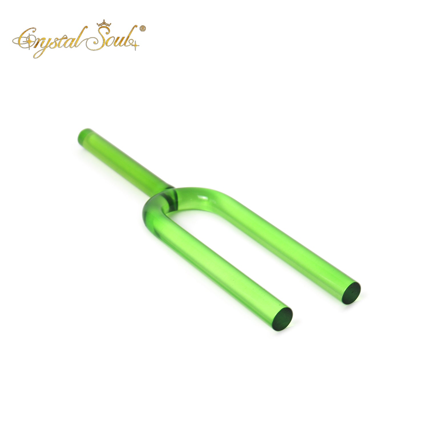 Crystal Soul Green Crystal Singing Fork