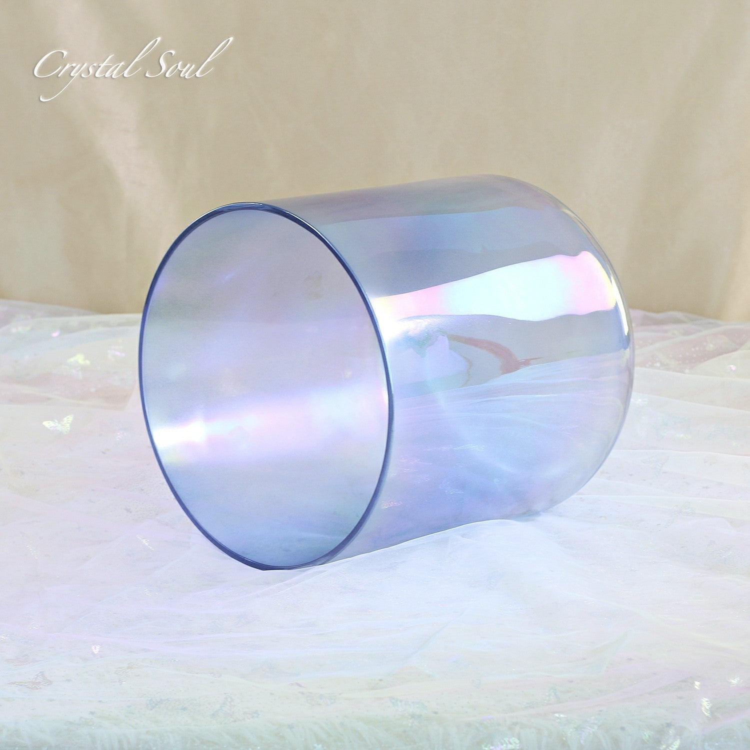 Crystal Soul Bluish Gradient Clear Alchemy Singing Bowl