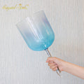 Crystal Soul Crystal Handle Blue-Purple Gradient Handheld Crystal Bowl