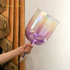 Crystal Soul Amethyst Handle Purple Gradient Aurora Crystal Handle Bowl