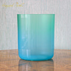 Crystal Soul Azure Green Gradient Alchemy Crystal Bowl