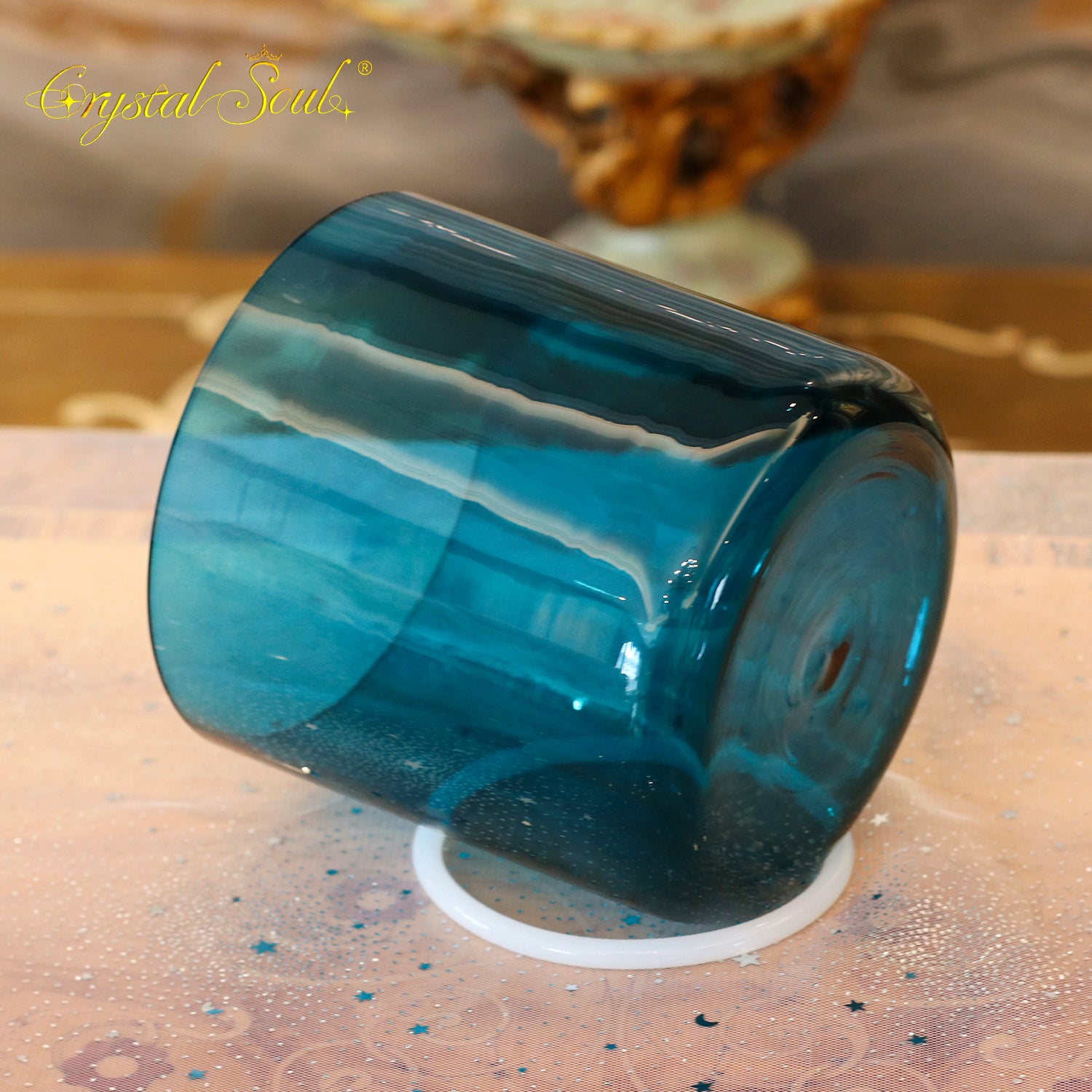 Crystal Soul Classic Navy Alchemy Crystal Bowl