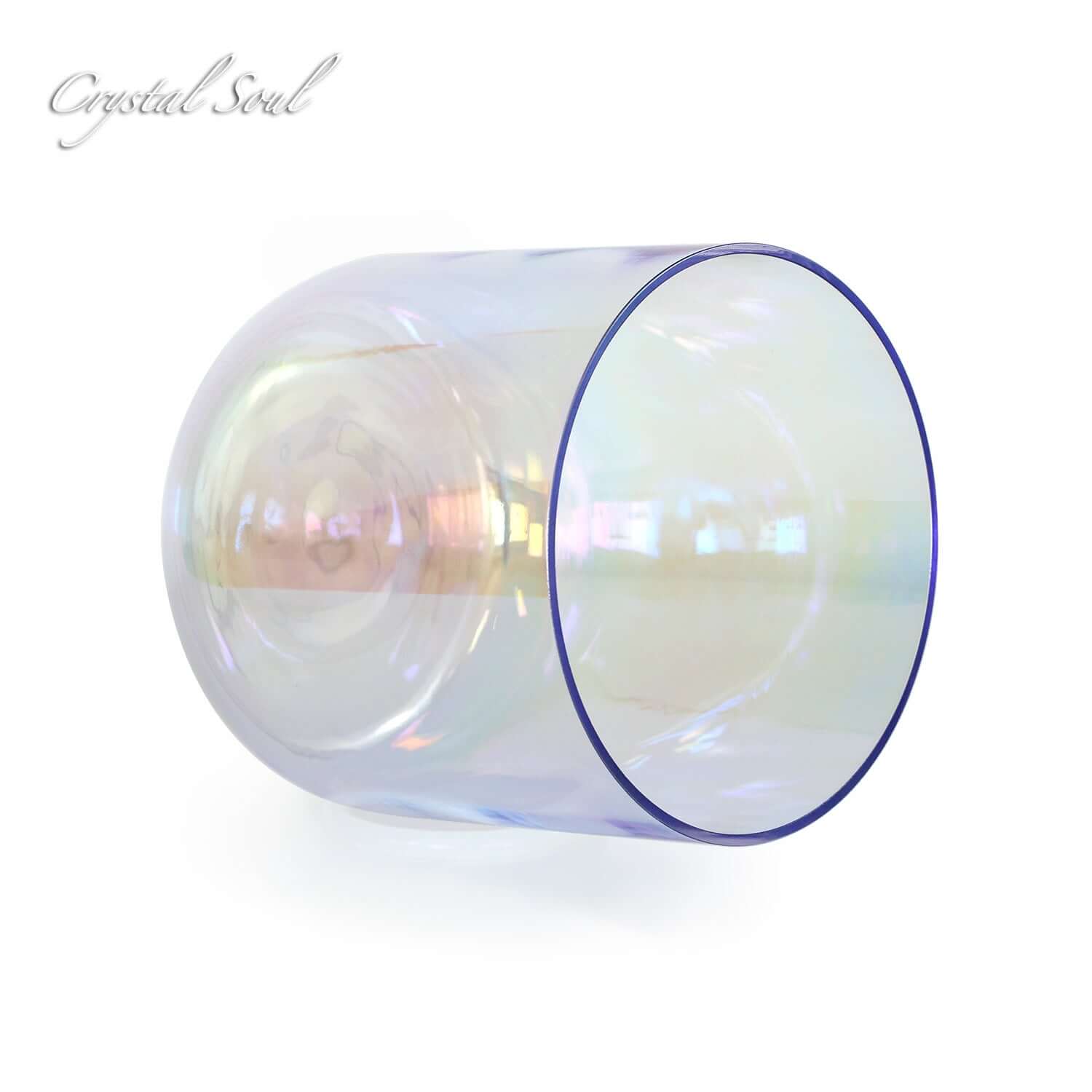 Crystal Soul Purple Clear Crystal Singing Bowl