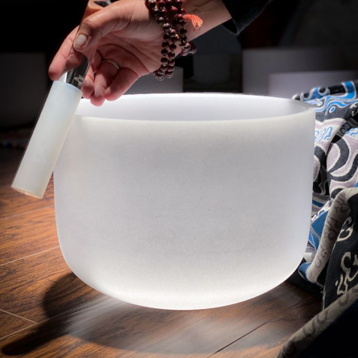 Crystal Soul Quartz Frosted Crystal Bowl