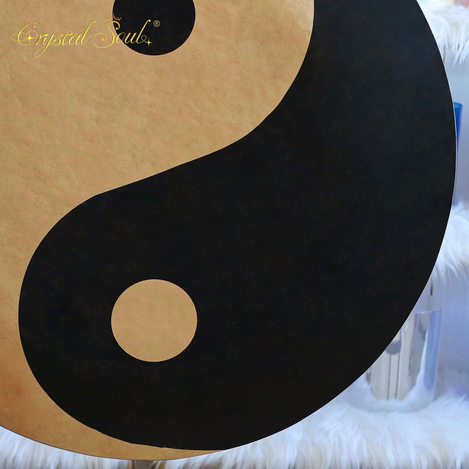 Crystal Soul Yin Yang Wind Gong