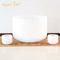 Crystal Soul 37" 5A Extra Large White Frosted Crystal Singing Bowl