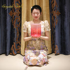 Crystal Soul Rose Pink Pearl Glow Gradient Alchemy Crystal Bowl
