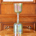 Crystal Soul Green Aurora Double-Headed Holy Chalice Alchemy Crystal Bowl