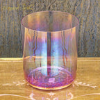 Crystal Soul Classic Chakra Clear Gradient Purple Alchemy Crystal Bowl