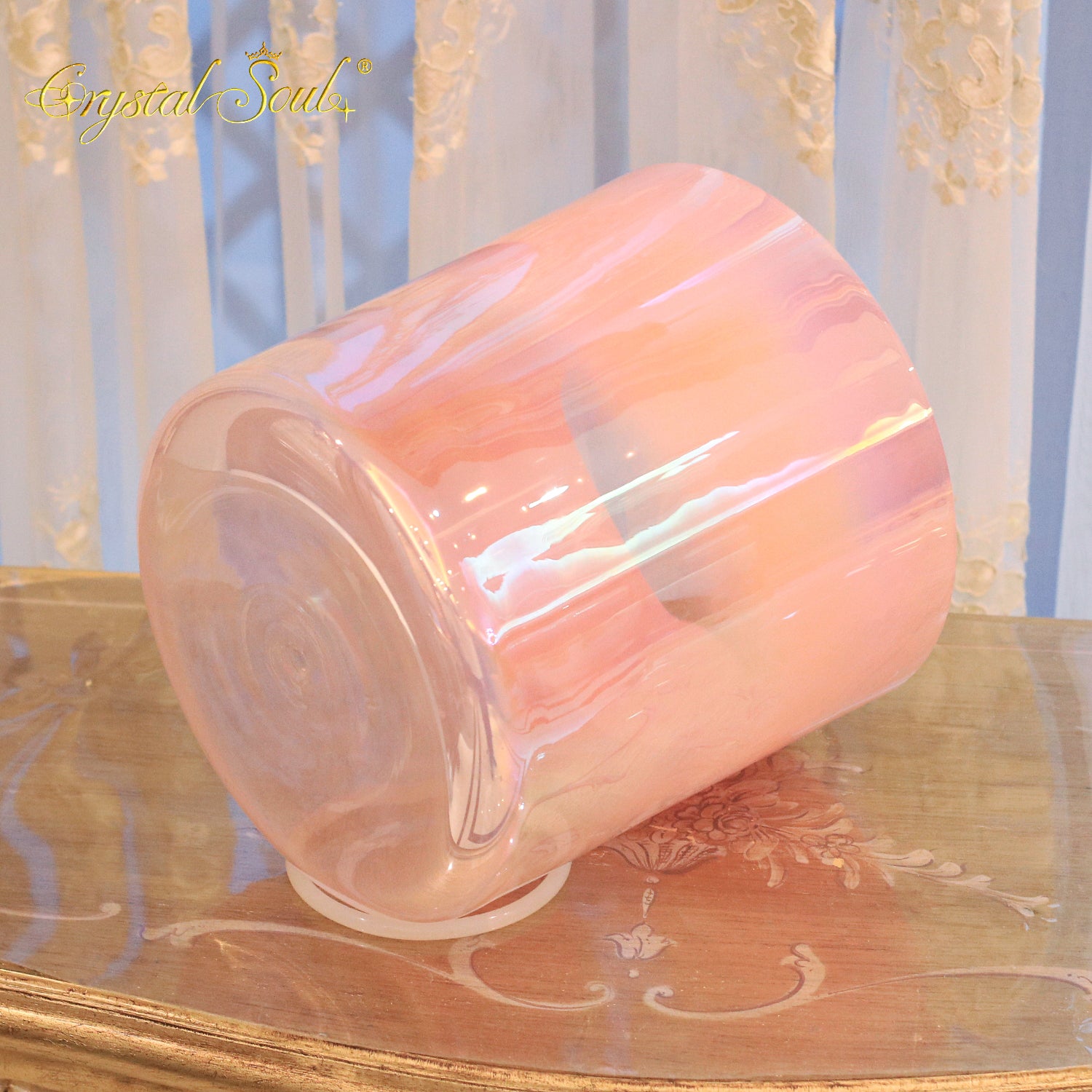 Crystal Soul Classic Gradient Pink Alchemy Crystal Bowl
