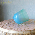 Crystal Soul Azure Green Gradient Alchemy Handheld Crystal Bowl