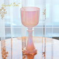 Crystal Soul Compact Size Classic Pink Holy Chalice Crystal Singing Bowl