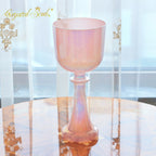Crystal Soul Compact Size Classic Pink Holy Chalice Crystal Singing Bowl