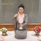 Crystal Soul High Quality Custom Engraved Pink Holy Grail Alchemy Crystal Bowl