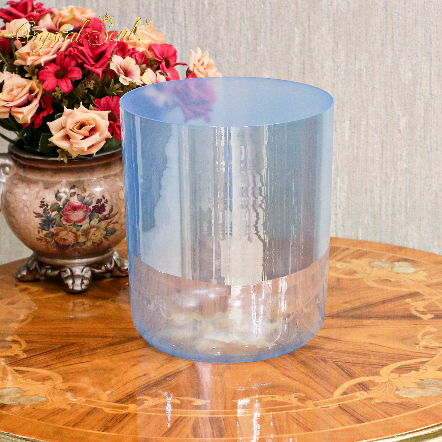 Crystal Soul Pearl Azure Alchemy Crystal Bowl