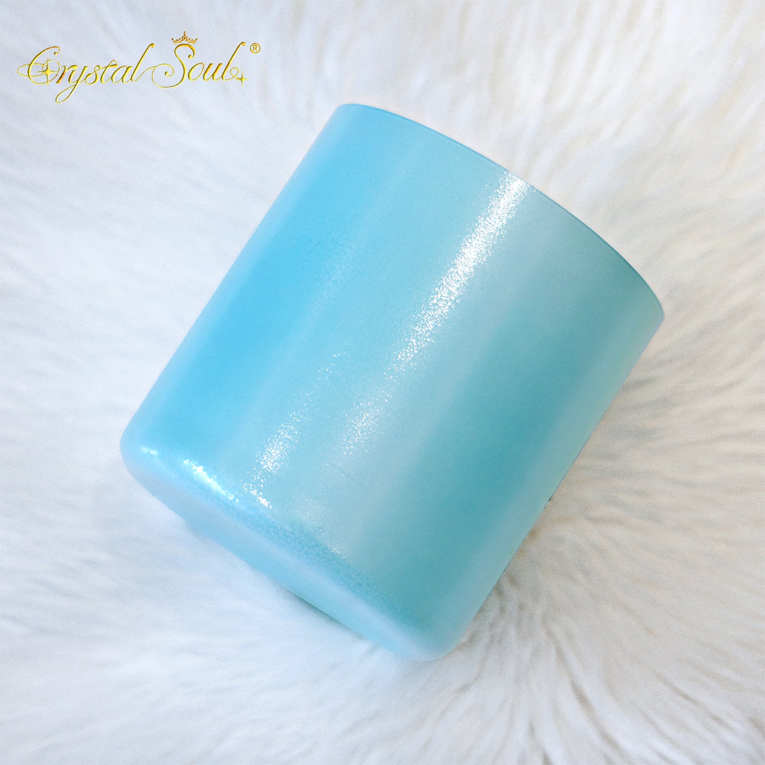 Crystal Soul Blue Glazed Alchemy Crystal Bowl