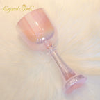 Crystal Soul Compact Size Classic Pink Holy Chalice Crystal Singing Bowl
