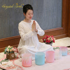 Crystal Soul Sea Breeze Cherry Blossom Premium Custom Edition Alchemy Crystal Bowl Harmony Set
