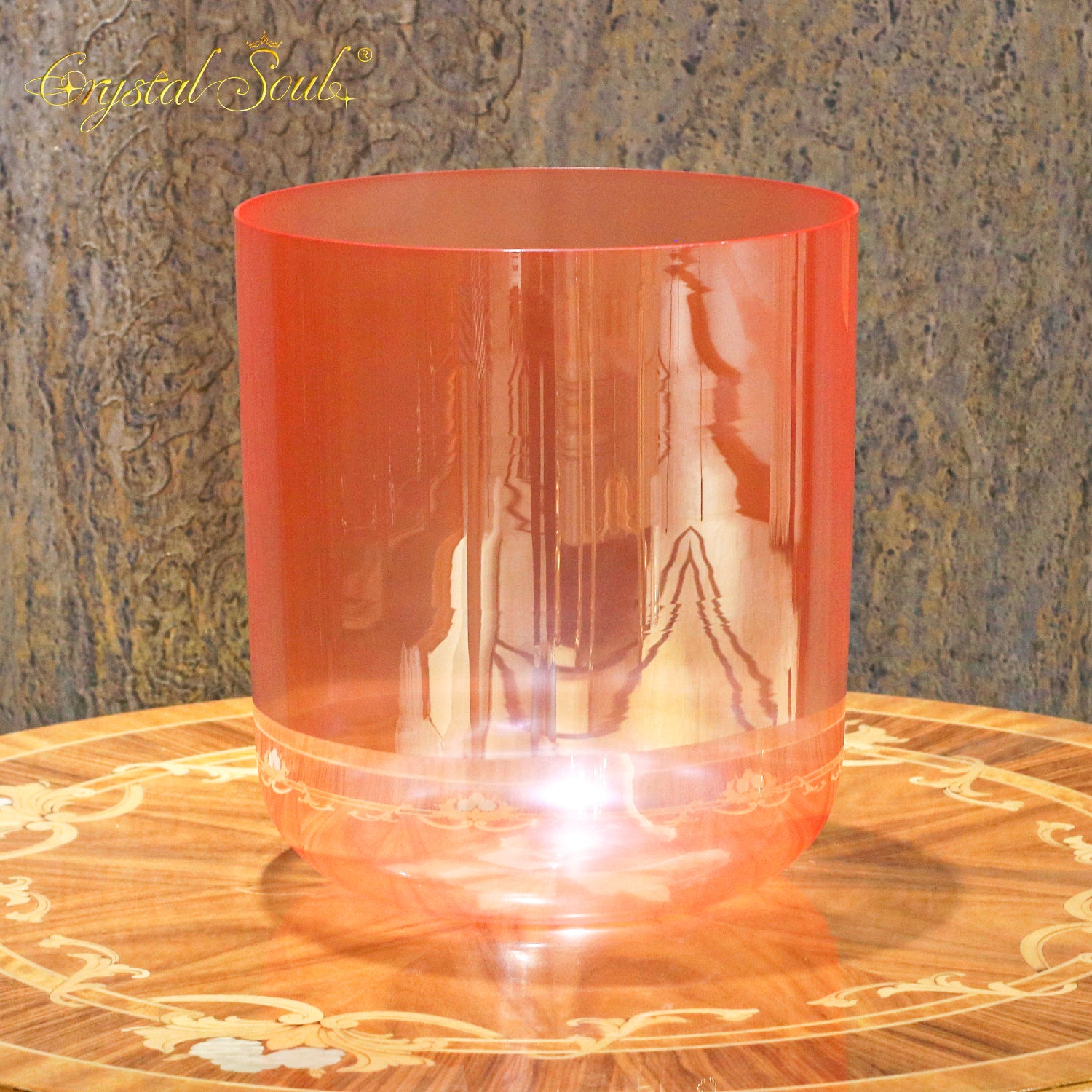 Crystal Soul Pearl Red Alchemy Crystal Bowl