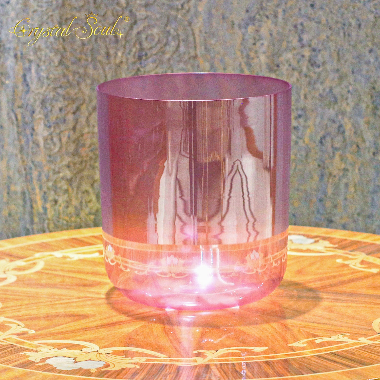 Crystal Soul Pearl Purple Alchemy Crystal Bowl