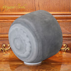 Crystal Soul High Quality Original Mineral Gray Obsidian Frosted Crystal Bowl