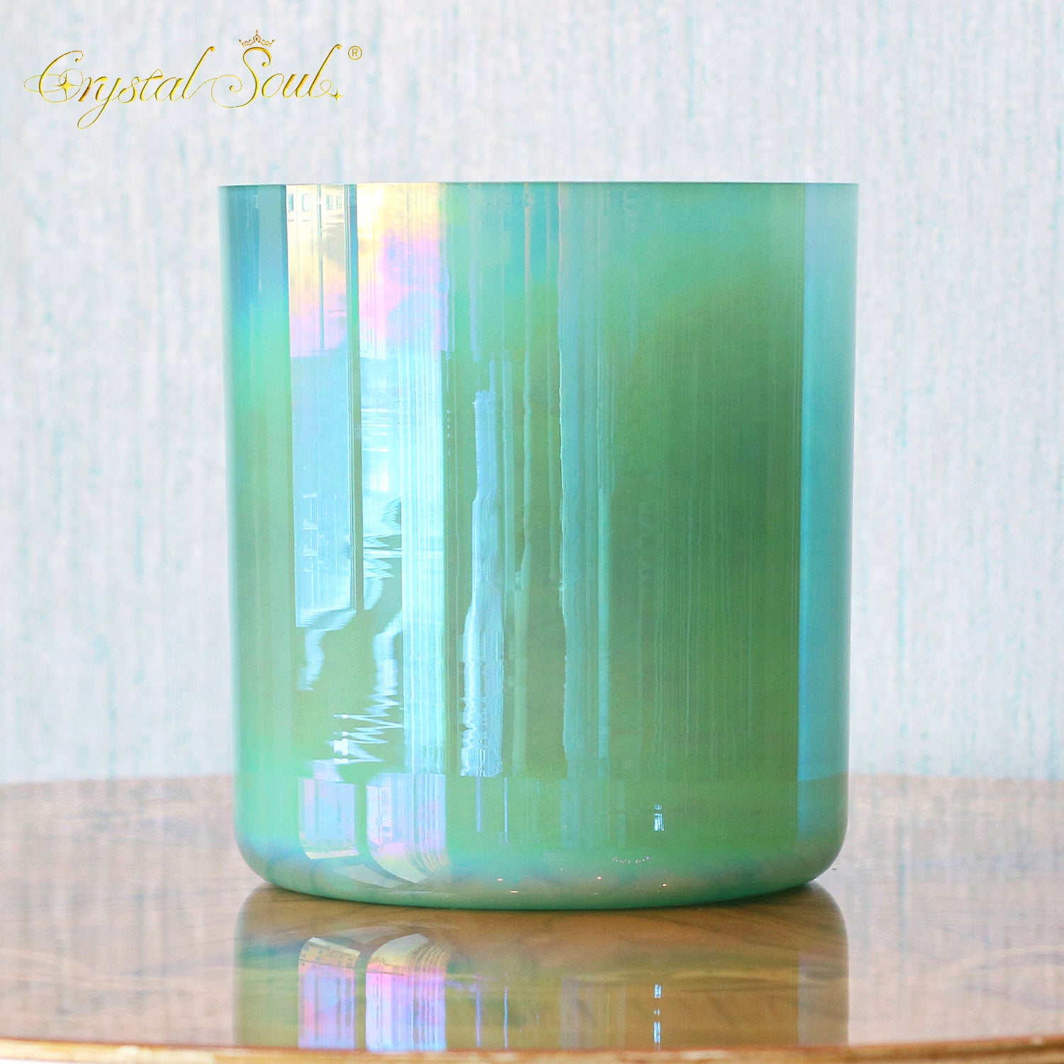 Crystal Soul Jade Green Alchemy Crystal Bowl