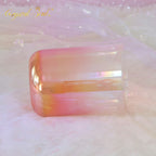 Crystal Soul Aurora Gradient Red Clear Alchemy Crystal Bowl