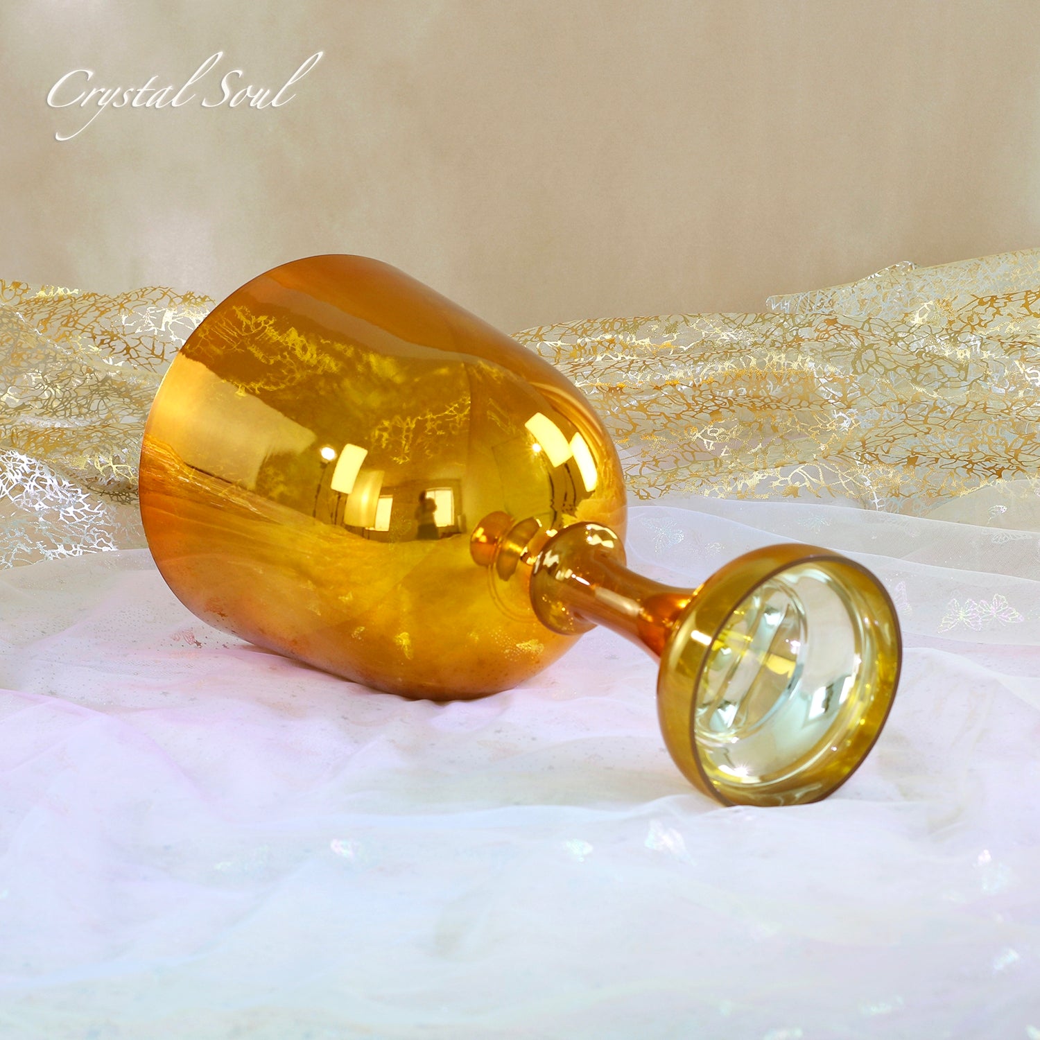Crystal Soul Golden Holy Chalice