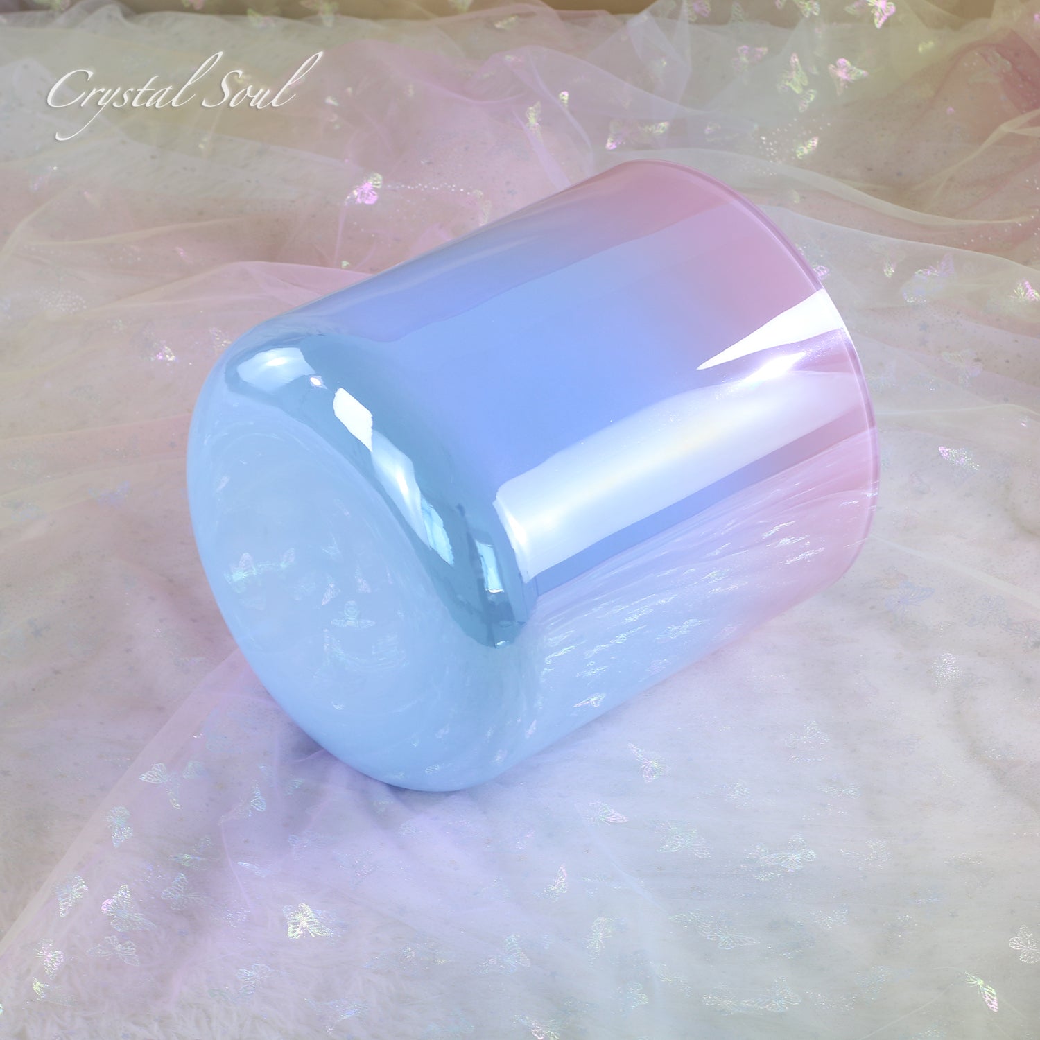Crystal Soul Powder Azure Gradient Alchemy Crystal Bowl