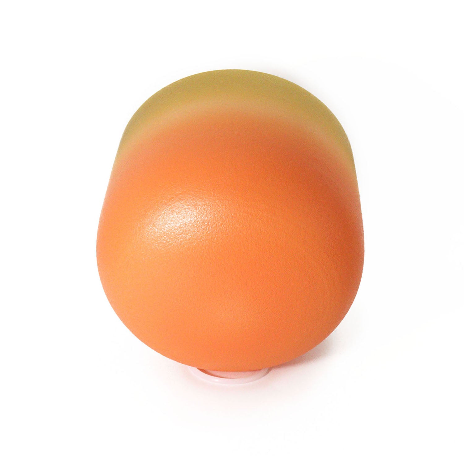 Crystal Soul Gold Orange Gradient Frosted Quartz Crystal Singing Bowl