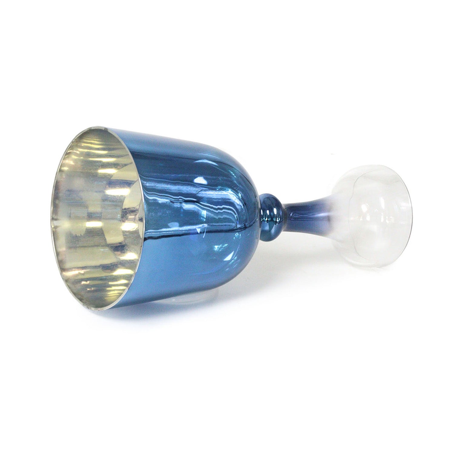 Sapphire Gradient Alchemy Crystal Singing Bowl Holy Chalice
