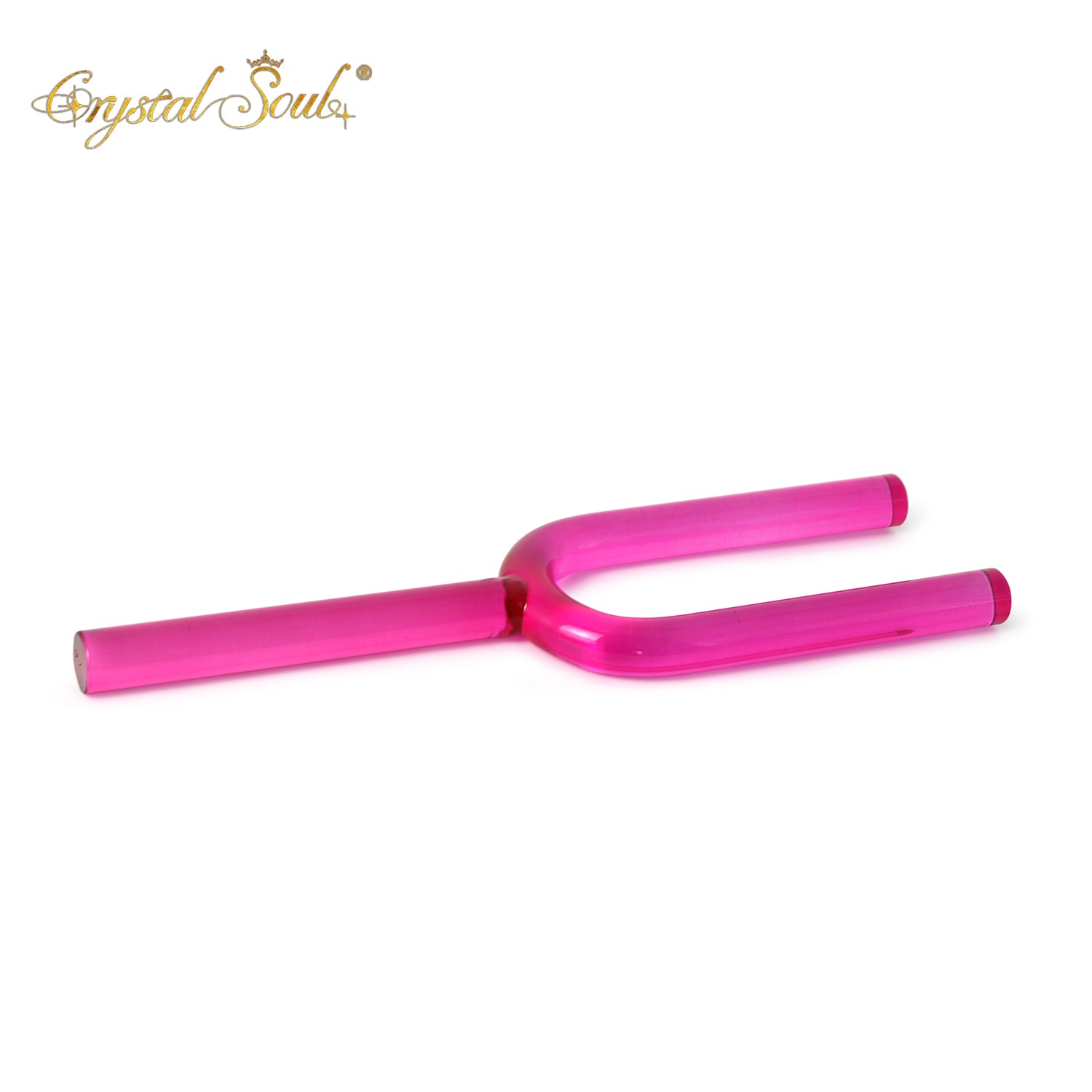 Crystal Soul Rose Pink Crystal Singing Fork
