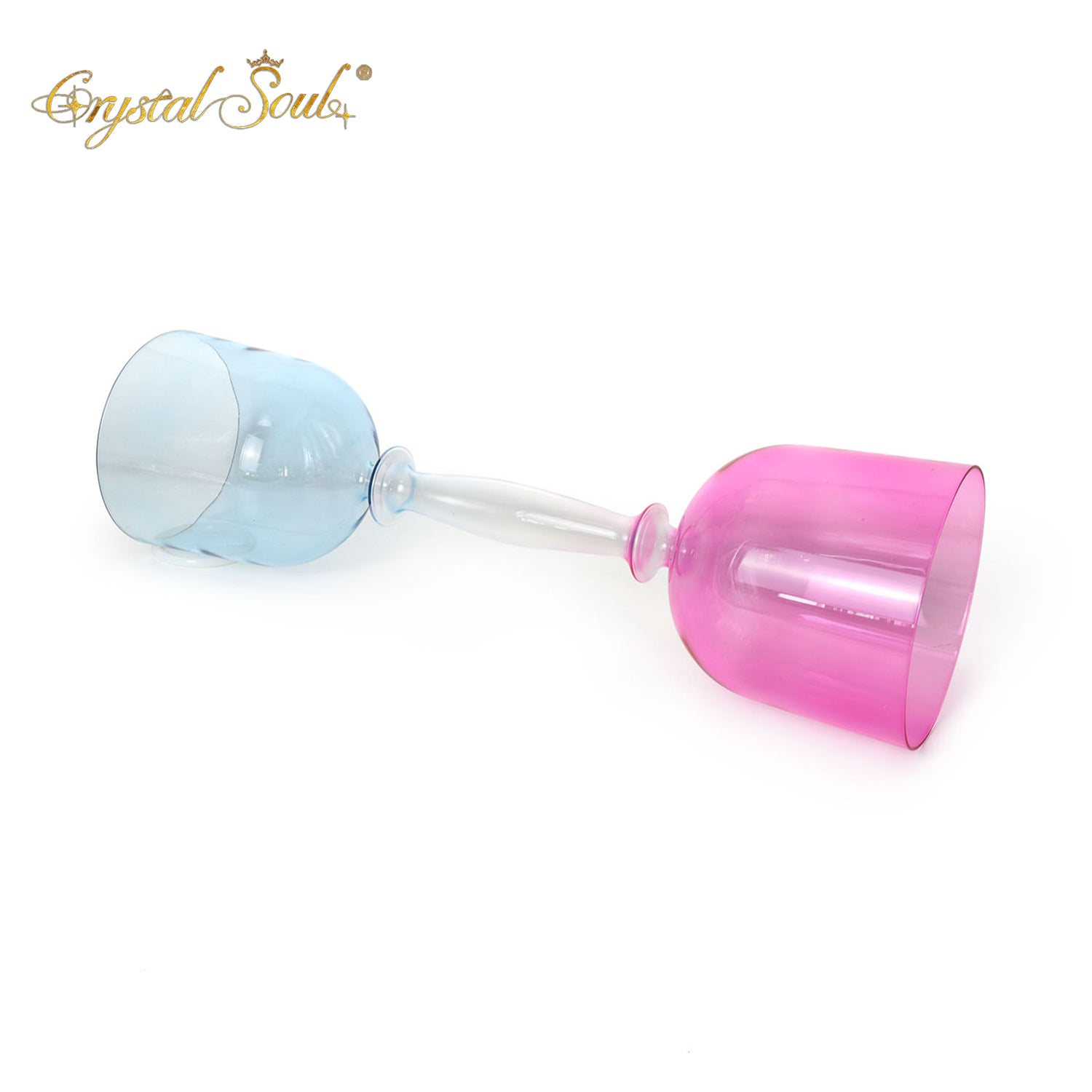 Crystal Soul Azure Pink Double-headed Crystal Holy