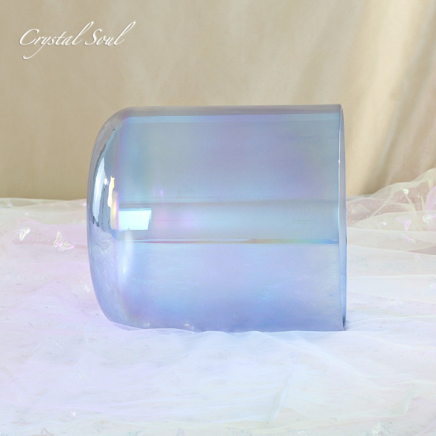 Crystal Soul Bluish Gradient Clear Alchemy Singing Bowl