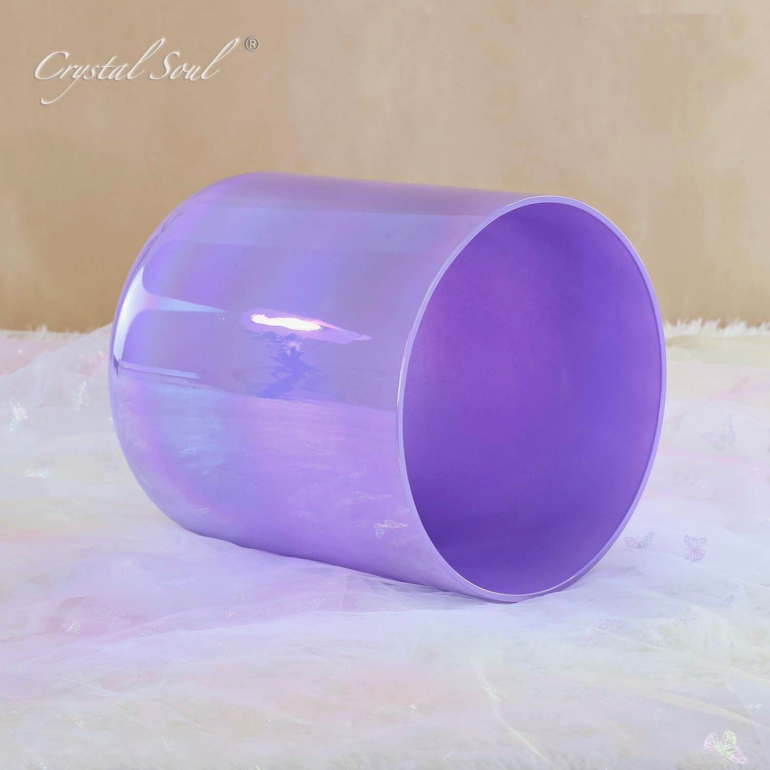 Crystal Soul Starry Sky Purple Alchemy Crystal Bowl