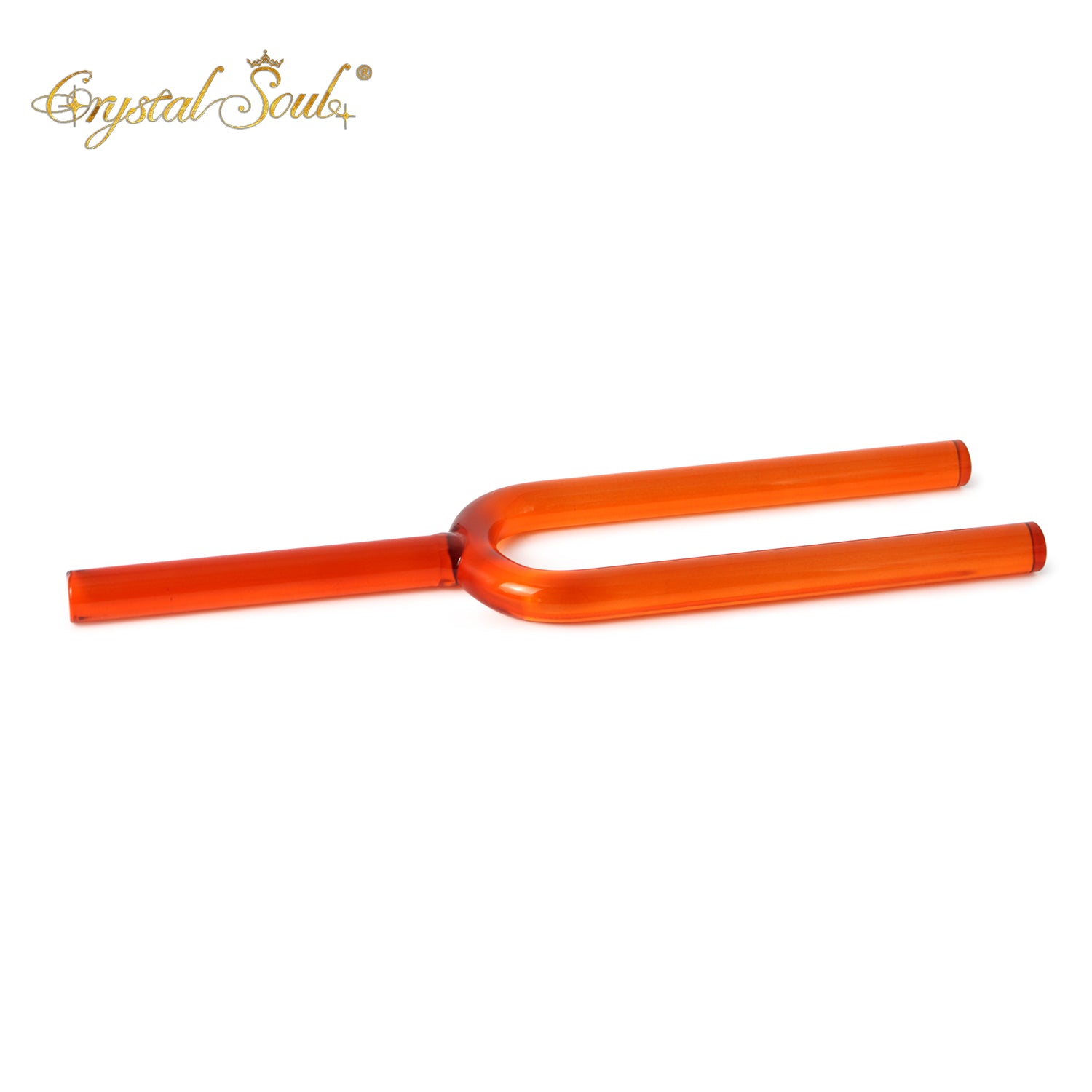 Crystal Soul Orange Crystal Singing Fork